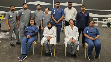 Blood Donation Drive Group Picture